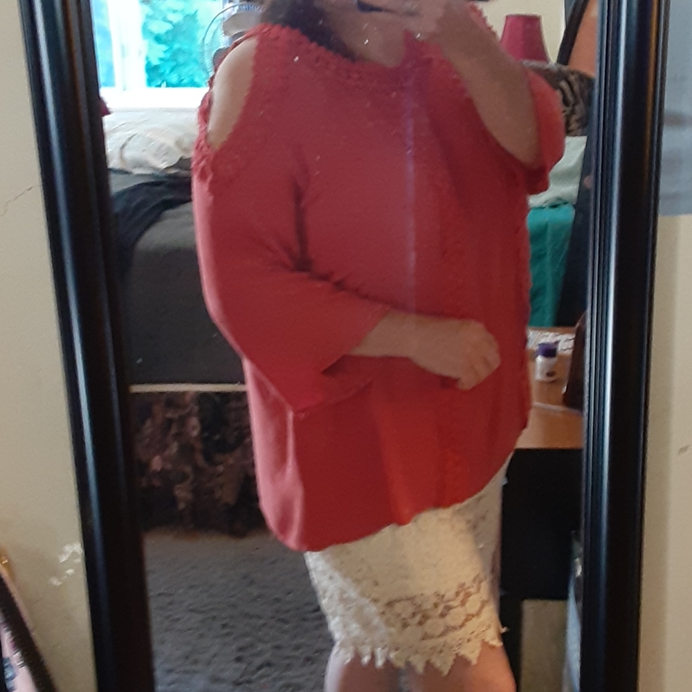 cold shoulder blouse